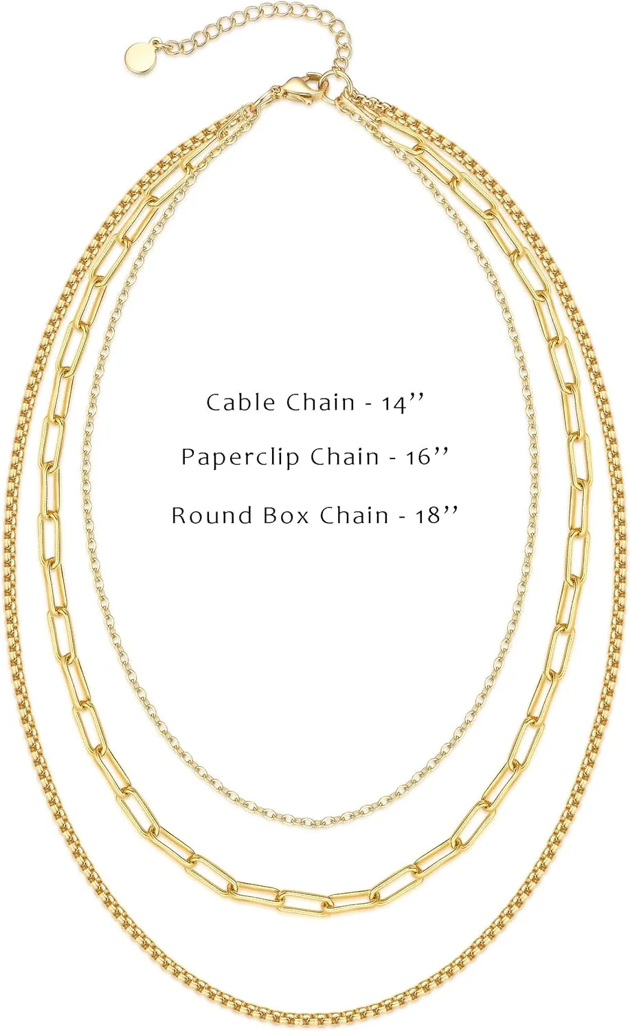 14K Gold Plated Dainty Choker Necklace for Women & Girls | Snake, Cuban Link, Paperclip, Ball Beaded, Tennis Chain, Natural Freshwater Pearl Necklace Fashion Jewelry Gift