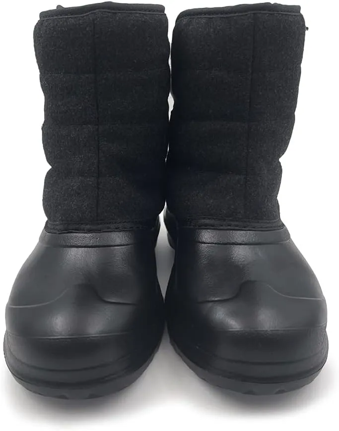 Amoji Boys Snow Boots Kid Warm Winter Boots Cold Weather Shoes Tollder Little/Big Kid