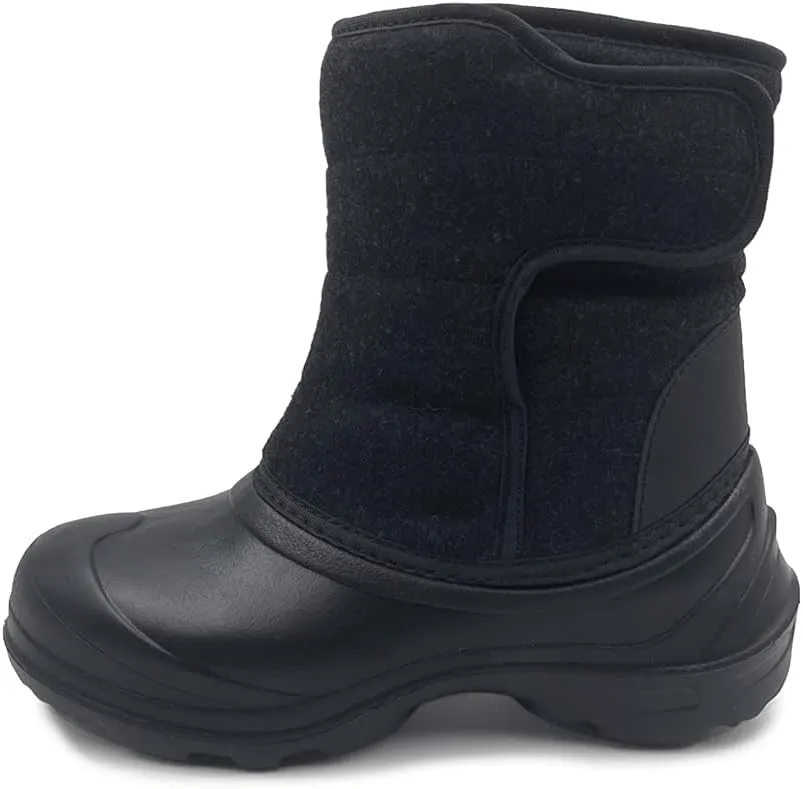 Amoji Boys Snow Boots Kid Warm Winter Boots Cold Weather Shoes Tollder Little/Big Kid