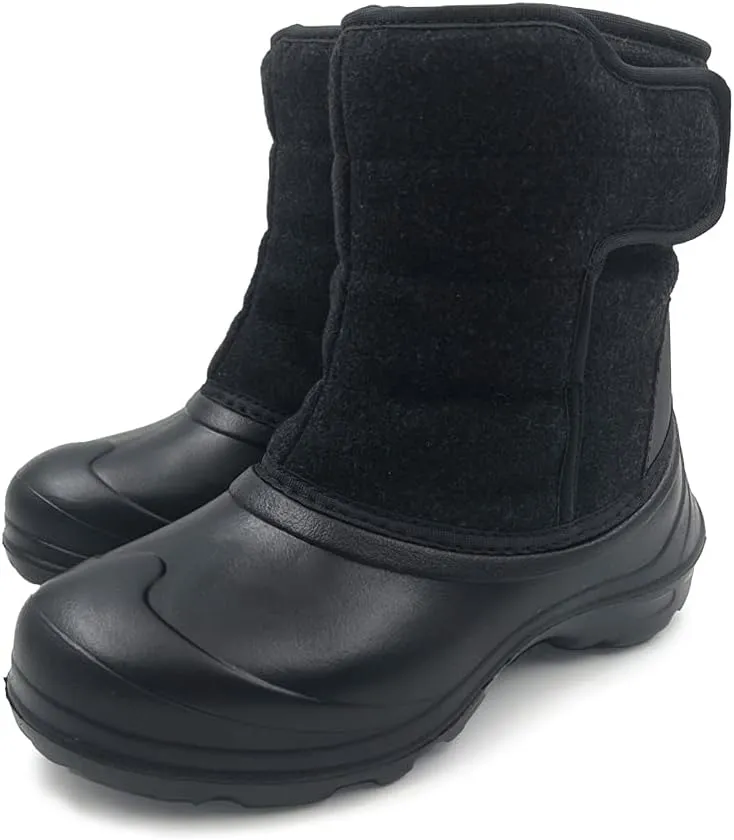 Amoji Boys Snow Boots Kid Warm Winter Boots Cold Weather Shoes Tollder Little/Big Kid
