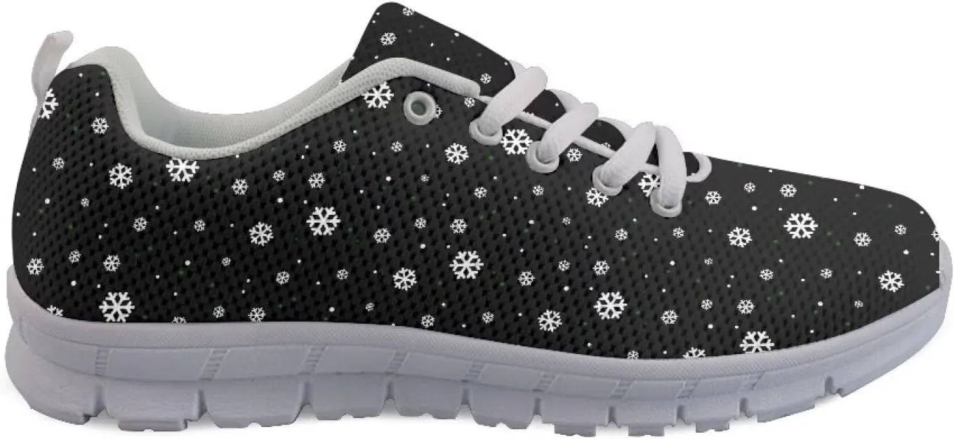 AmzPrint Women Men Workout Athletic Trainer Hiking Camping Walking Sneaker White Sole Shoes for Men Women Shoes Size 5.5-13.5