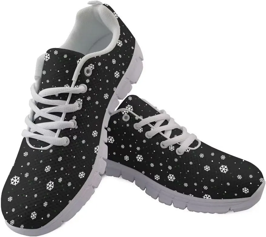 AmzPrint Women Men Workout Athletic Trainer Hiking Camping Walking Sneaker White Sole Shoes for Men Women Shoes Size 5.5-13.5