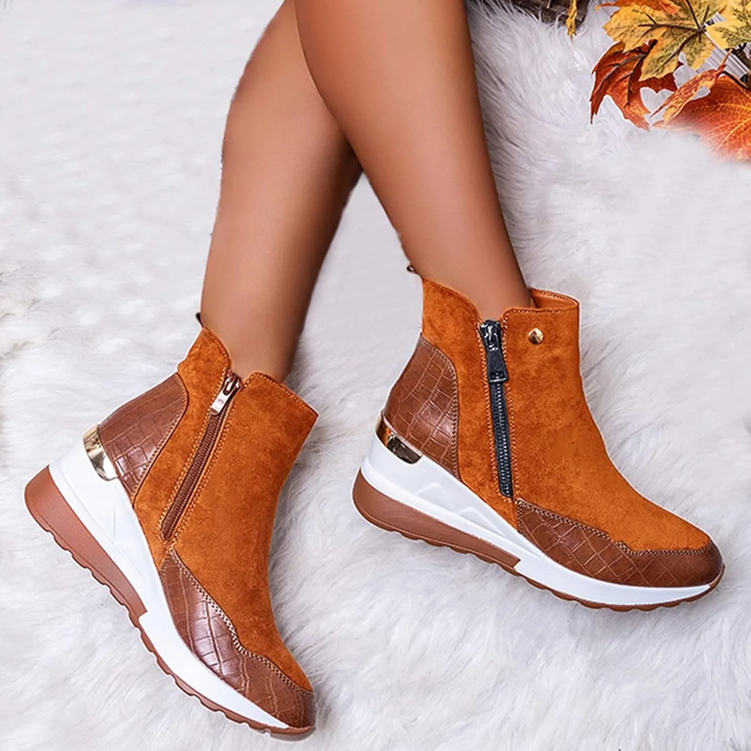 Ankle Boots for Men Women Booties Ankle White Boots Point Toe Boots for Women Womens Western Ankle Cowboy Boots Cutout Block Heel Booties Brown Short Ankle Western Cowboy Boots for Women