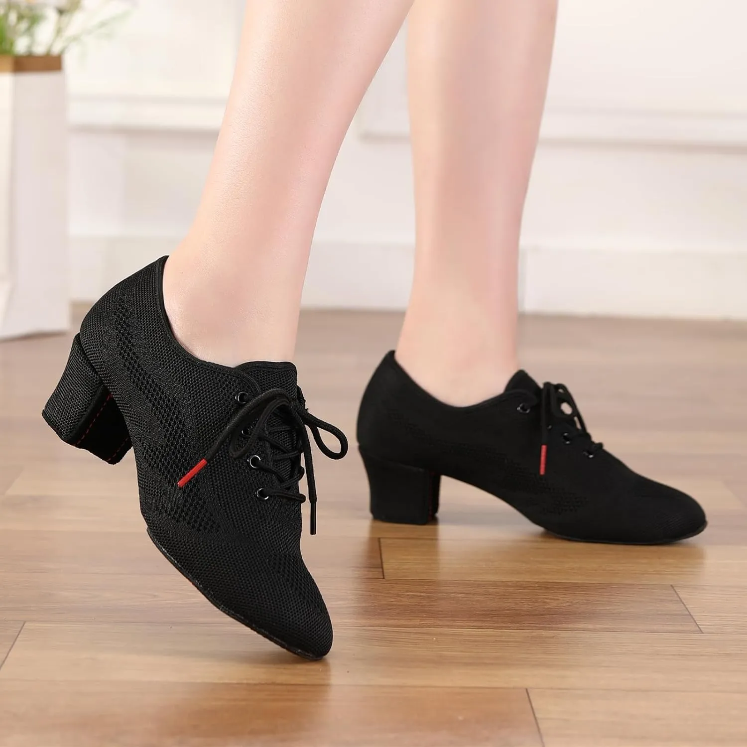 AOQUNFS Ballroom Dance Practice Shoes Women Rhythm Teaching Practice Professional Performance Dancing Shoes