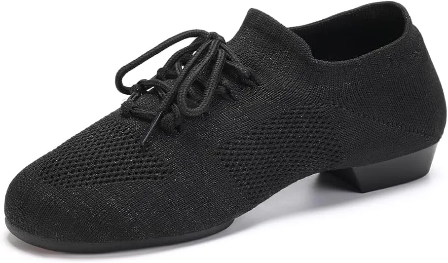 AOQUNFS Practice Dance Shoes Slip on Dance Shoes for Women Split Sole Jazz Shoes for Girl,XD-Model XD