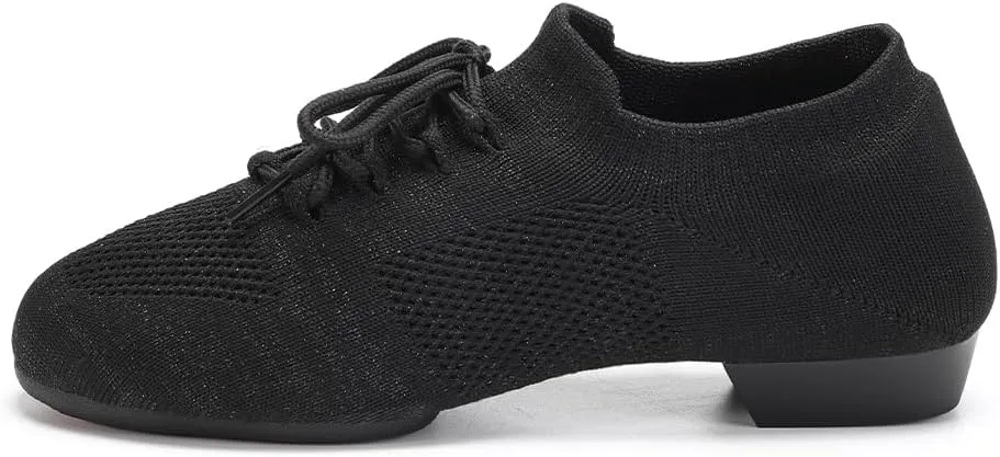 AOQUNFS Practice Dance Shoes Slip on Dance Shoes for Women Split Sole Jazz Shoes for Girl,XD-Model XD