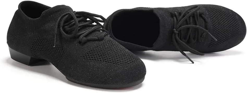 AOQUNFS Practice Dance Shoes Slip on Dance Shoes for Women Split Sole Jazz Shoes for Girl,XD-Model XD
