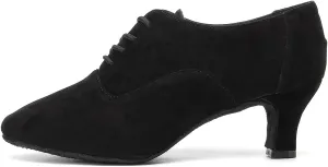 AOQUNFS Women Latin Ballroom Dance Shoes Lace-up Modern Salsa Practice Dance Shoes,Model ZYX305
