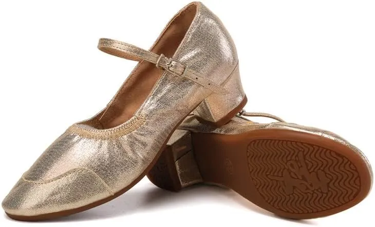 AOQUNFS Women's Latin Dance Shoes Close Toe Ballroom Salsa Performance Pratice Dancing Shoes