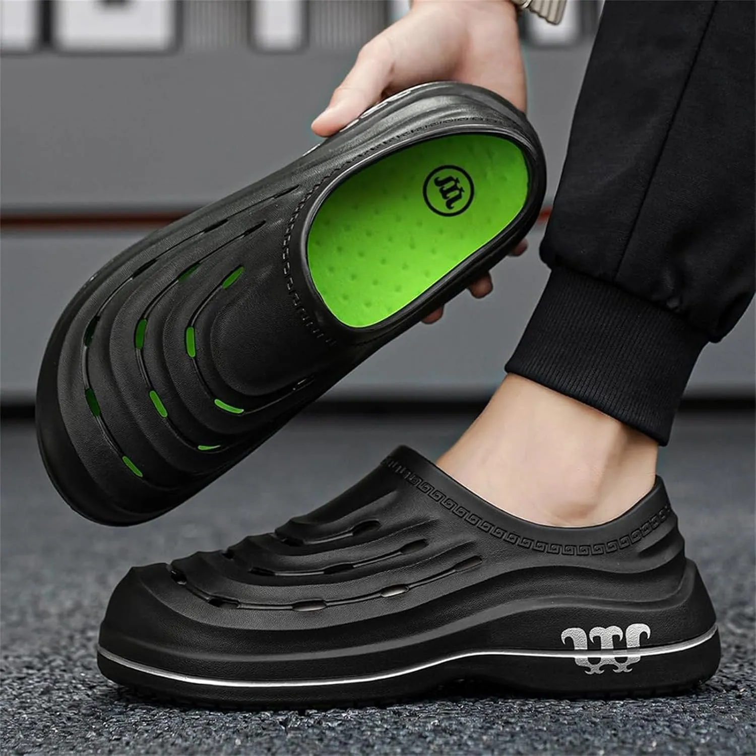 Armadillo Clogs for Women Arch Support Orthopedic Sandals Breathable Hollow Out Platform Sandal Non-Slip Work Shoes Oil Resistant Chef Shoe Comfy Nursing Shoe Outdoor Beach Slippers