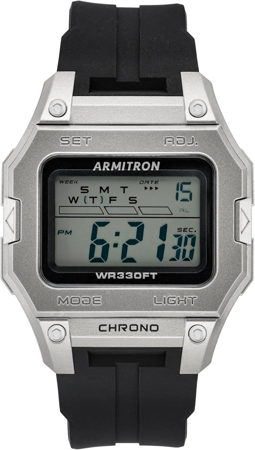 Armitron Sport Men's Digital Chronograph Resin Strap Watch, 40/8460