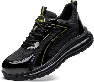 Asiman Steel Toe Shoes for Men Indestructible Work Shoes Lightweight Steel Toe Sneakers for Women Non Slip Breathable Safety Shoes Puncture Proof Composite Toe Shoes