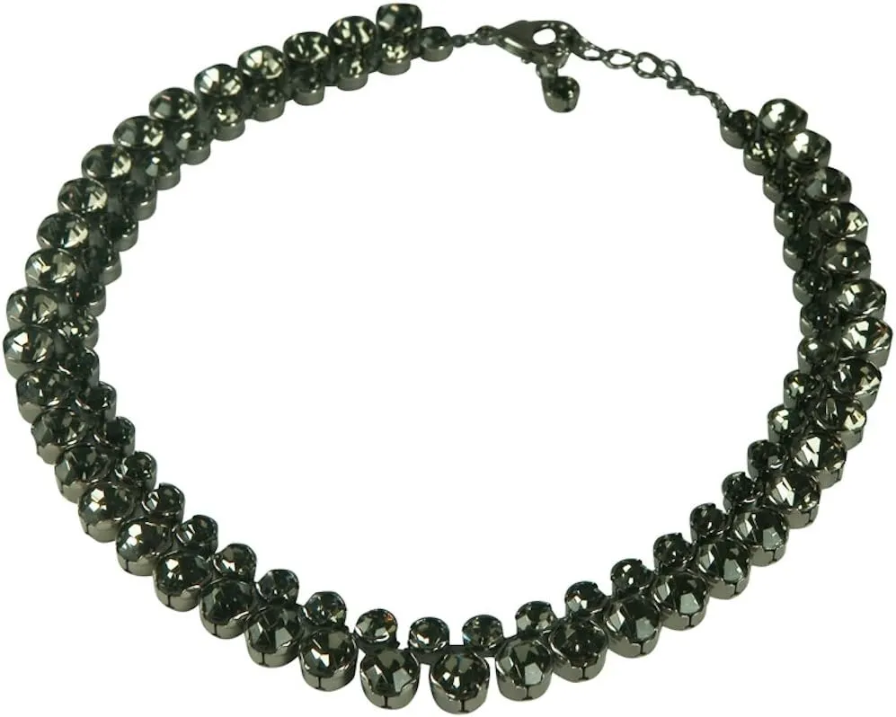 Austrian Crystals (Genuine) CHOKERS, Collars,and Y Necklaces-Silver, Gold, Rose Gold Black