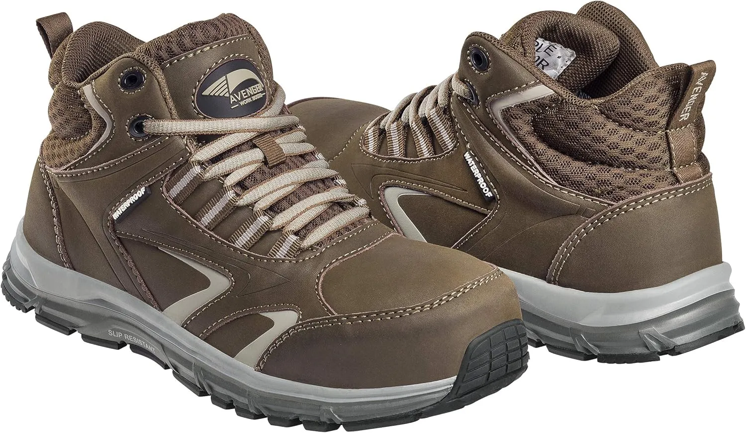 Avenger Work Boots Thresher A7950 Women's Alloy Toe EH Waterproof Work Boots, 7 W