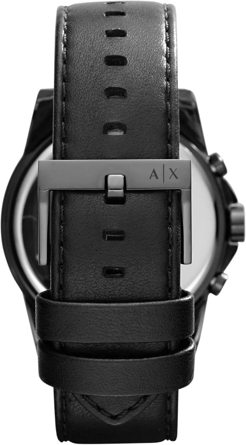 AX Armani Exchange Chronograph Watch for Men with Leather, Stainless Steel or Silicone Band