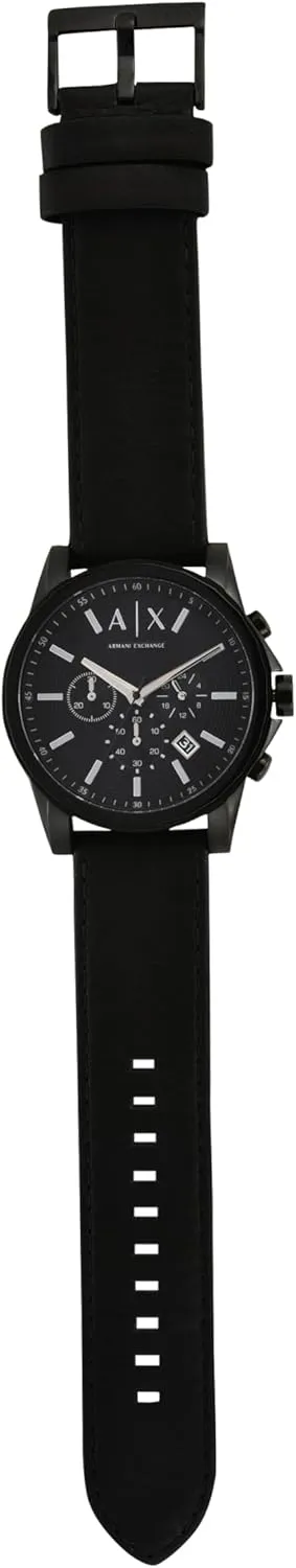 AX Armani Exchange Chronograph Watch for Men with Leather, Stainless Steel or Silicone Band