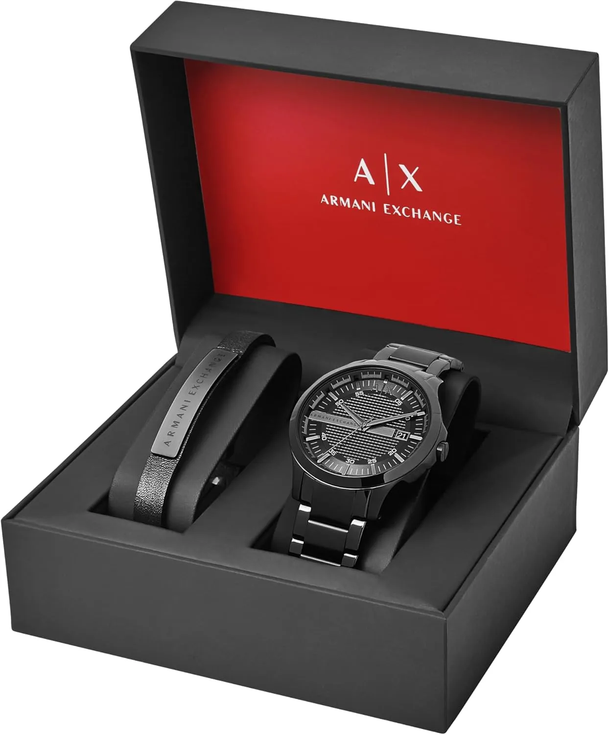 A|X Armani Exchange Chronograph Watch for Men with Stainless Steel, Silicone or Leather Band