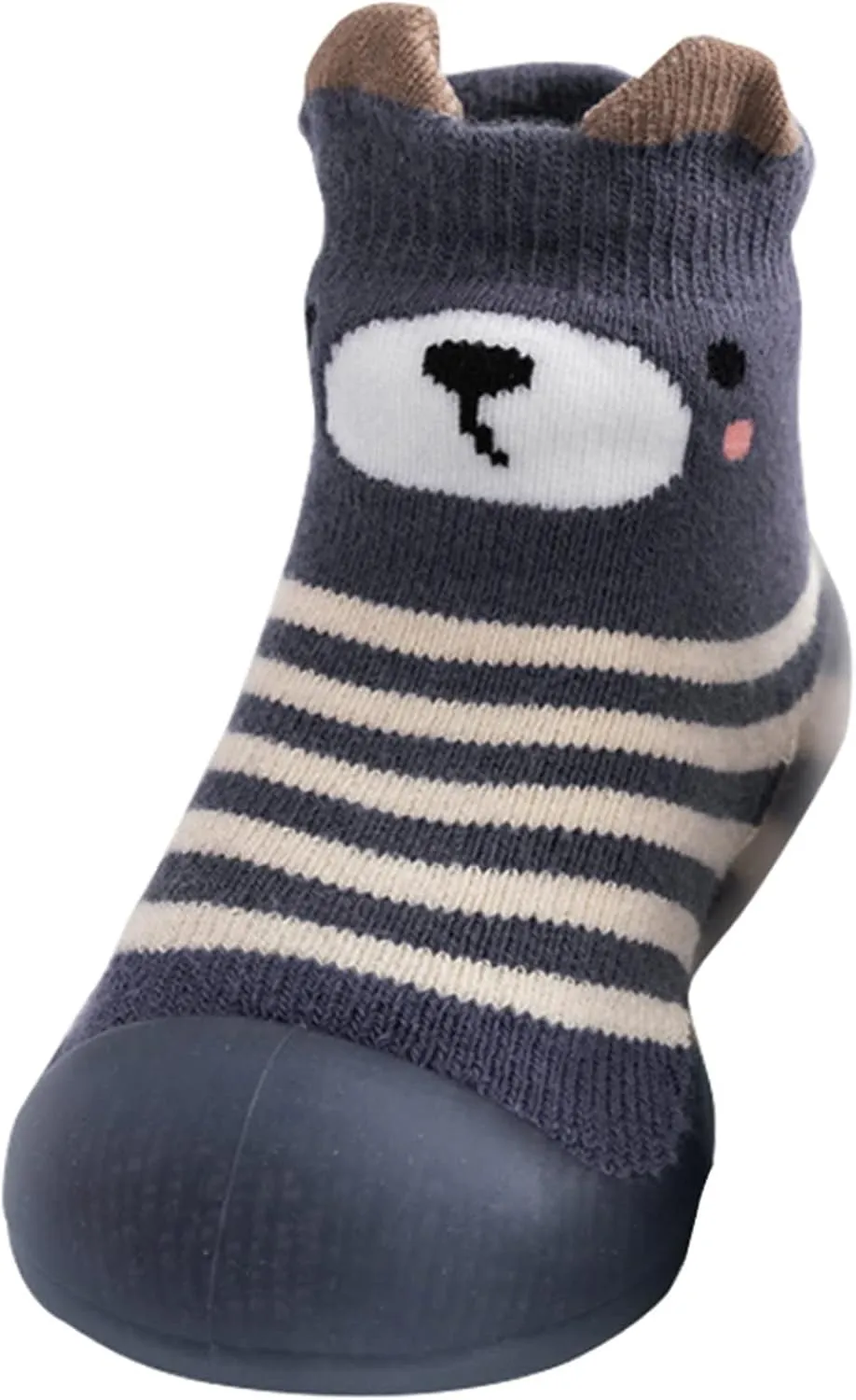 Baby Shoes,Kids Toddler Boys Girls Solid Warm Knit Soft Sole Rubber Shoe Socks Slipper Stocking Shoes Socks