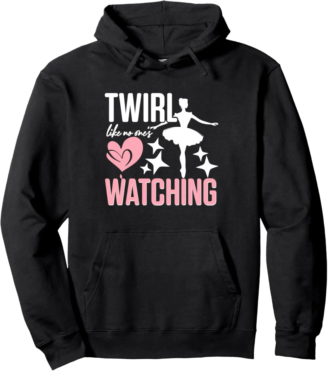 Ballet Ballerina Dancing Pointe Shoes Pirouette Women Kids Pullover Hoodie