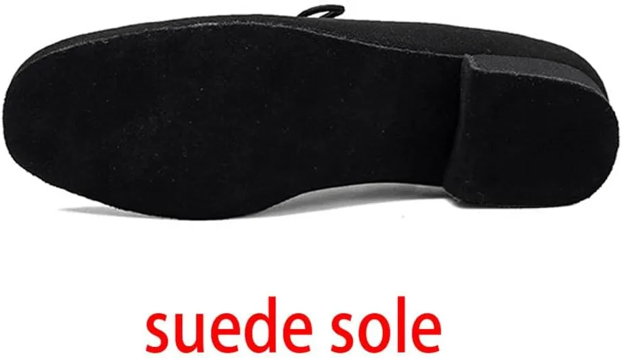 Ballroom Dance Shoes Lace-Up Latin Performance Dancing Shoes 1" Heel Closed Toe Practice Teaching Shoes for Men