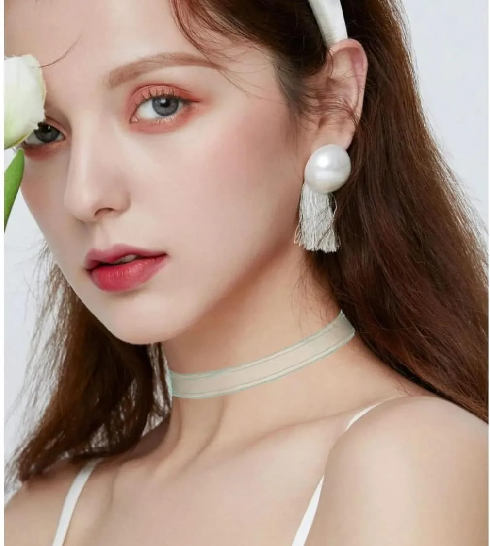 Black Choker Necklace Set Velvet Lace Choker Daisy Gothic Punk Classic Choker