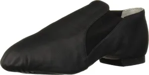 Bloch Dance Women's Elasta Bootie Leather and Elastic Split Sole Jazz Shoe