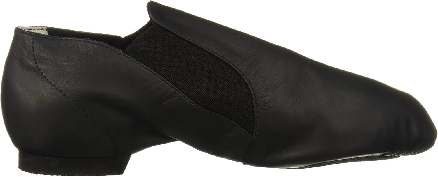 Bloch Dance Women's Elasta Bootie Leather and Elastic Split Sole Jazz Shoe