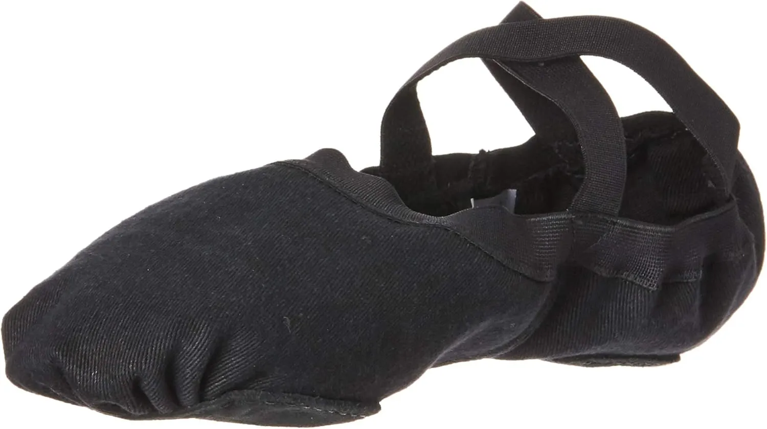 Bloch Men's Dance Synchrony Split Sole Stretch Canvas Ballet Slipper/Shoe, Black, 11 C US