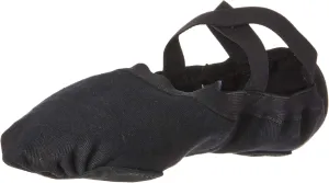 Bloch Men's Dance Synchrony Split Sole Stretch Canvas Ballet Slipper/Shoe, Black, 11 C US