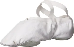 Bloch Men's Dance Synchrony Split Sole Stretch Canvas Ballet Slipper/Shoe, White, 7 B US