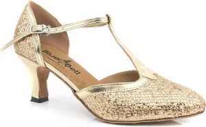 BlueBell Shoes Handmade Women's Ballroom Salsa Wedding Competition Dance Shoes Hebe 2.5" Heel