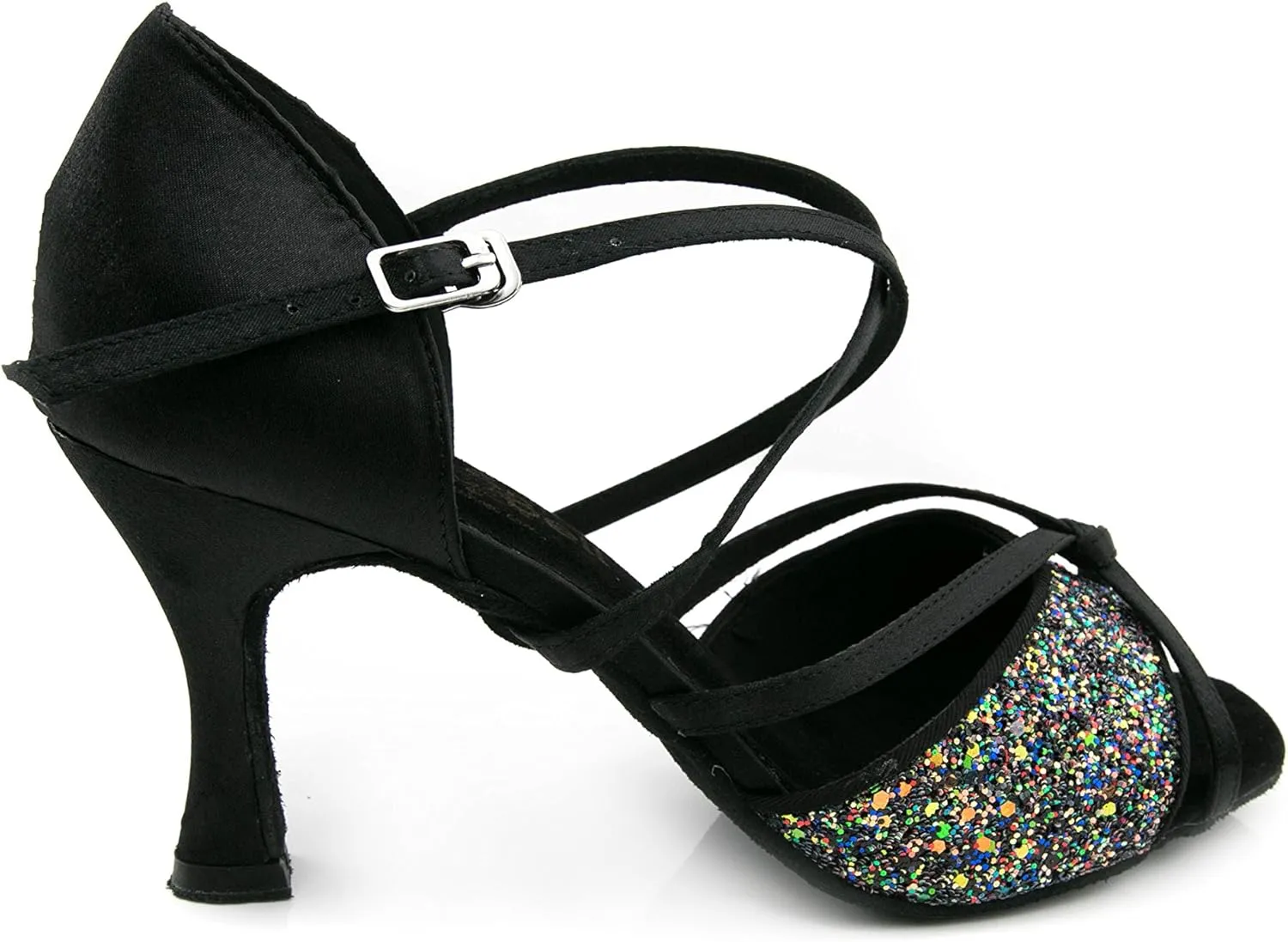 BlueBell Shoes Handmade Women's Ballroom Salsa Wedding Competition Dance Shoes Style Matilda 3.5" Heel