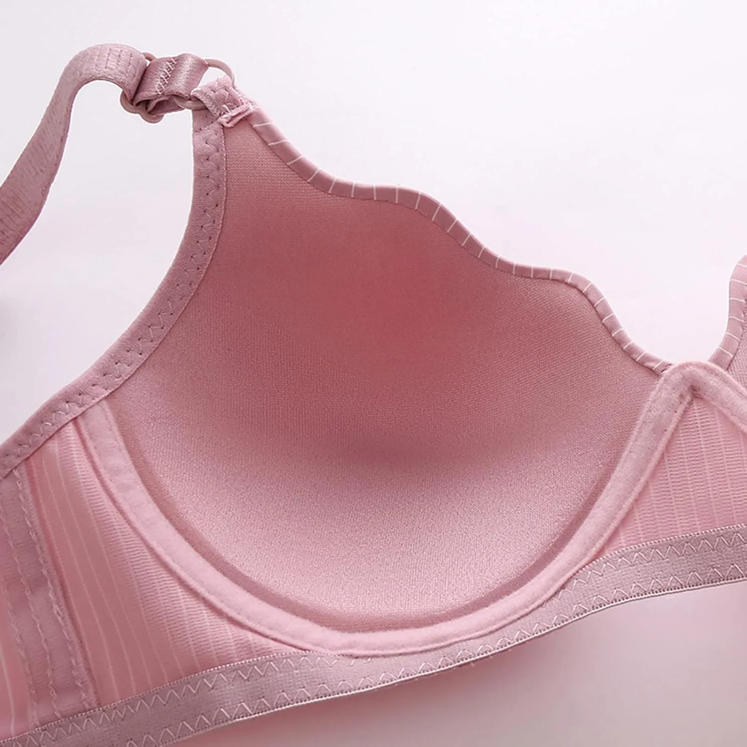Bras for Women Wireless Push Up Full Coverage Seamless Everyday Bra Double Support No Wire Comfort Bralette