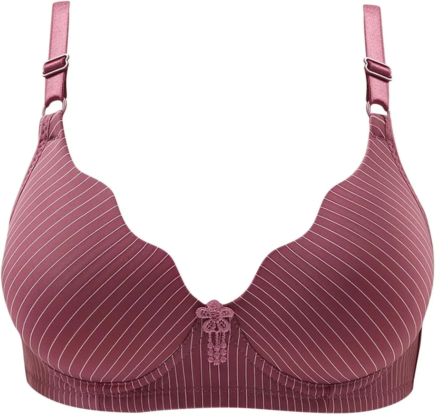 Bras for Women Wireless Push Up Full Coverage Seamless Everyday Bra Double Support No Wire Comfort Bralette