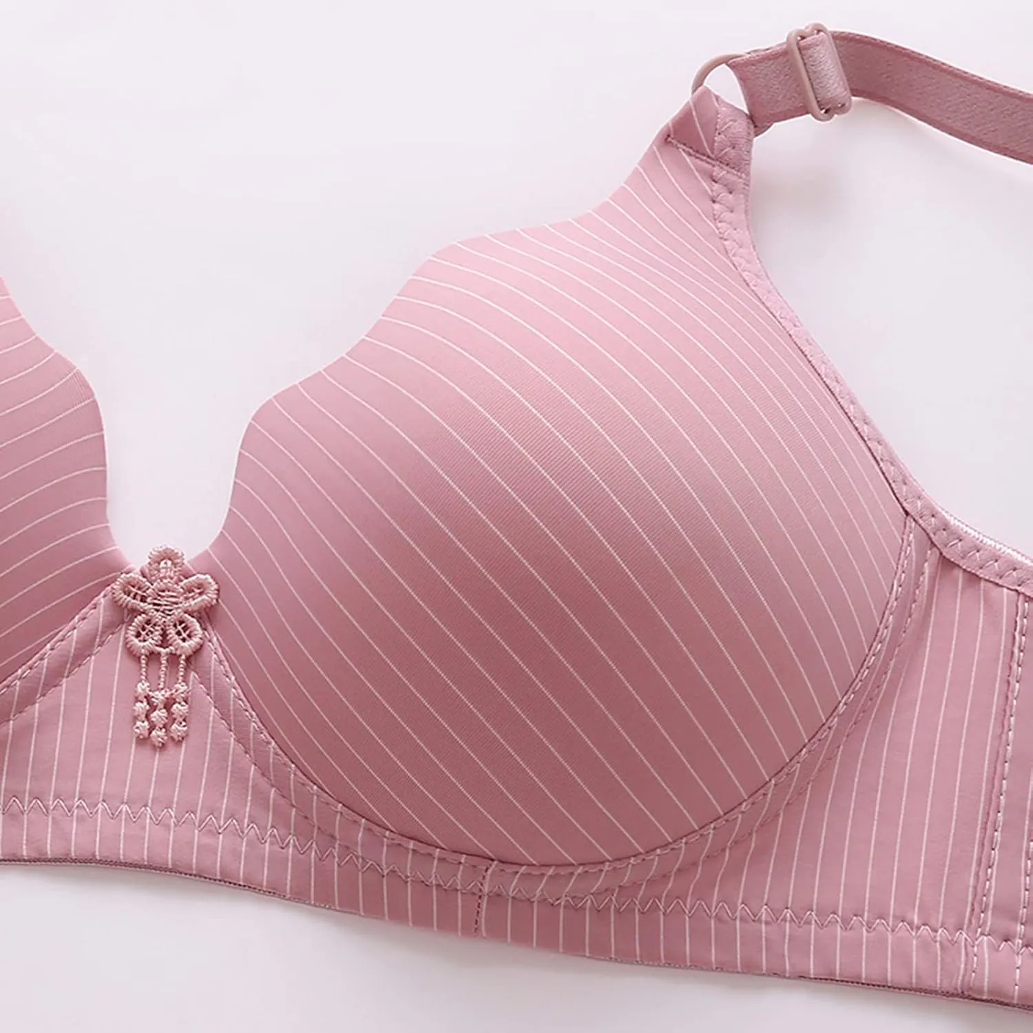 Bras for Women Wireless Push Up Full Coverage Seamless Everyday Bra Double Support No Wire Comfort Bralette