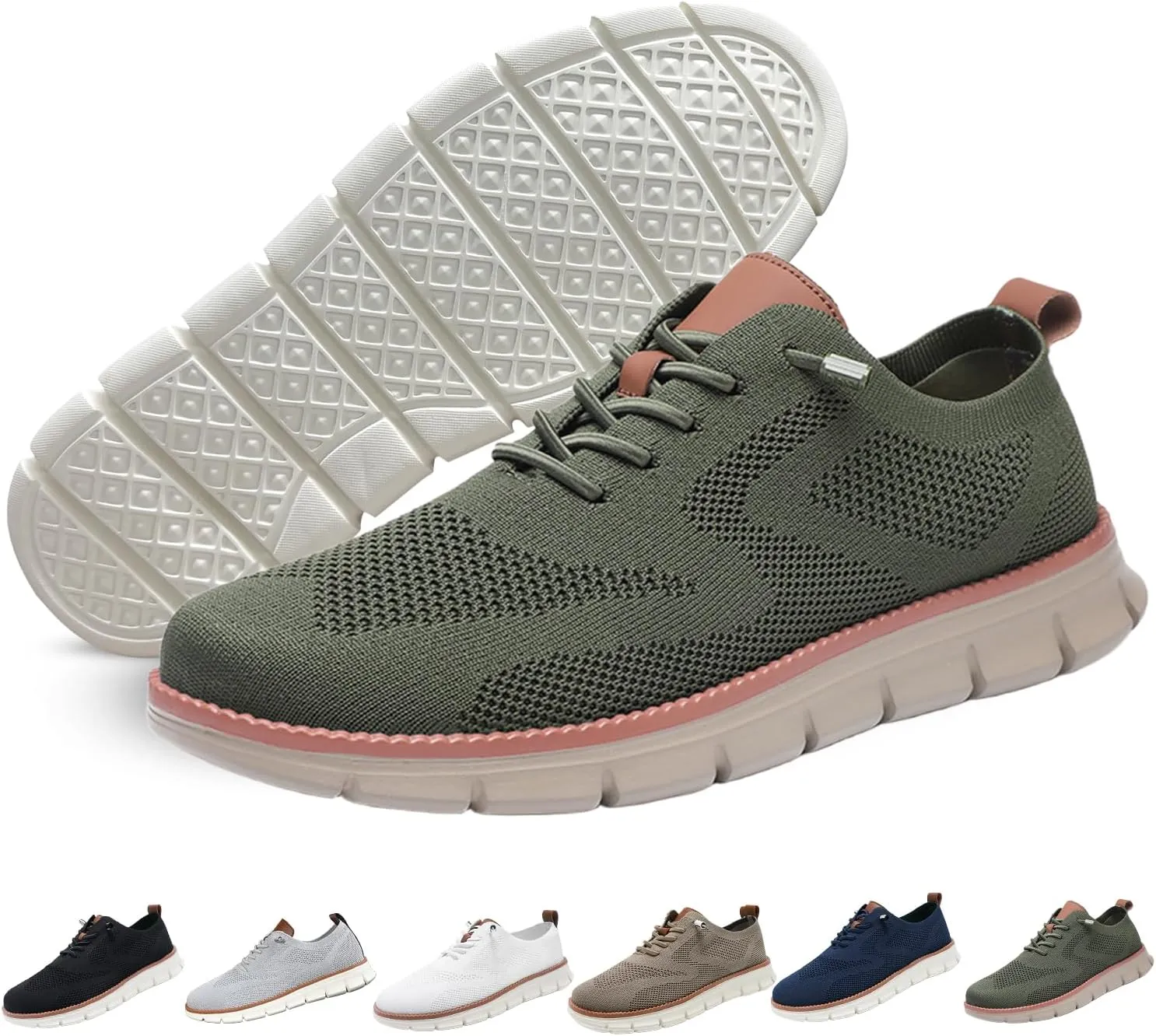Breeze Shoes for Men Oxfords, Casual Shoes Breathable, Lightweight Walking Shoes