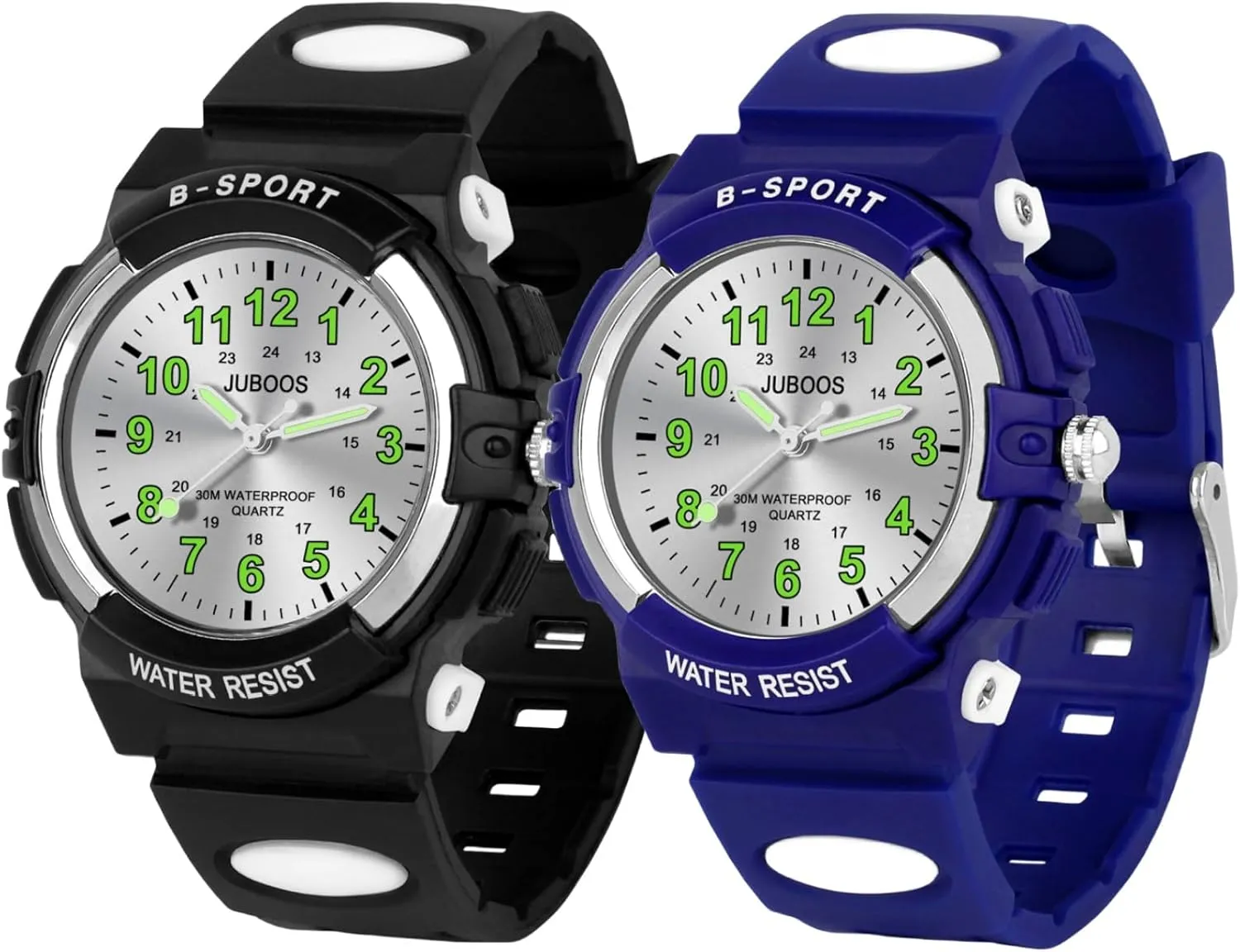 CKV Kids Watch for Boys Girls Ages 5-12, Waterproof Time Teacher Easy to Read Analog Sport Outdoor Children Watches with Soft Band for Kids Presents