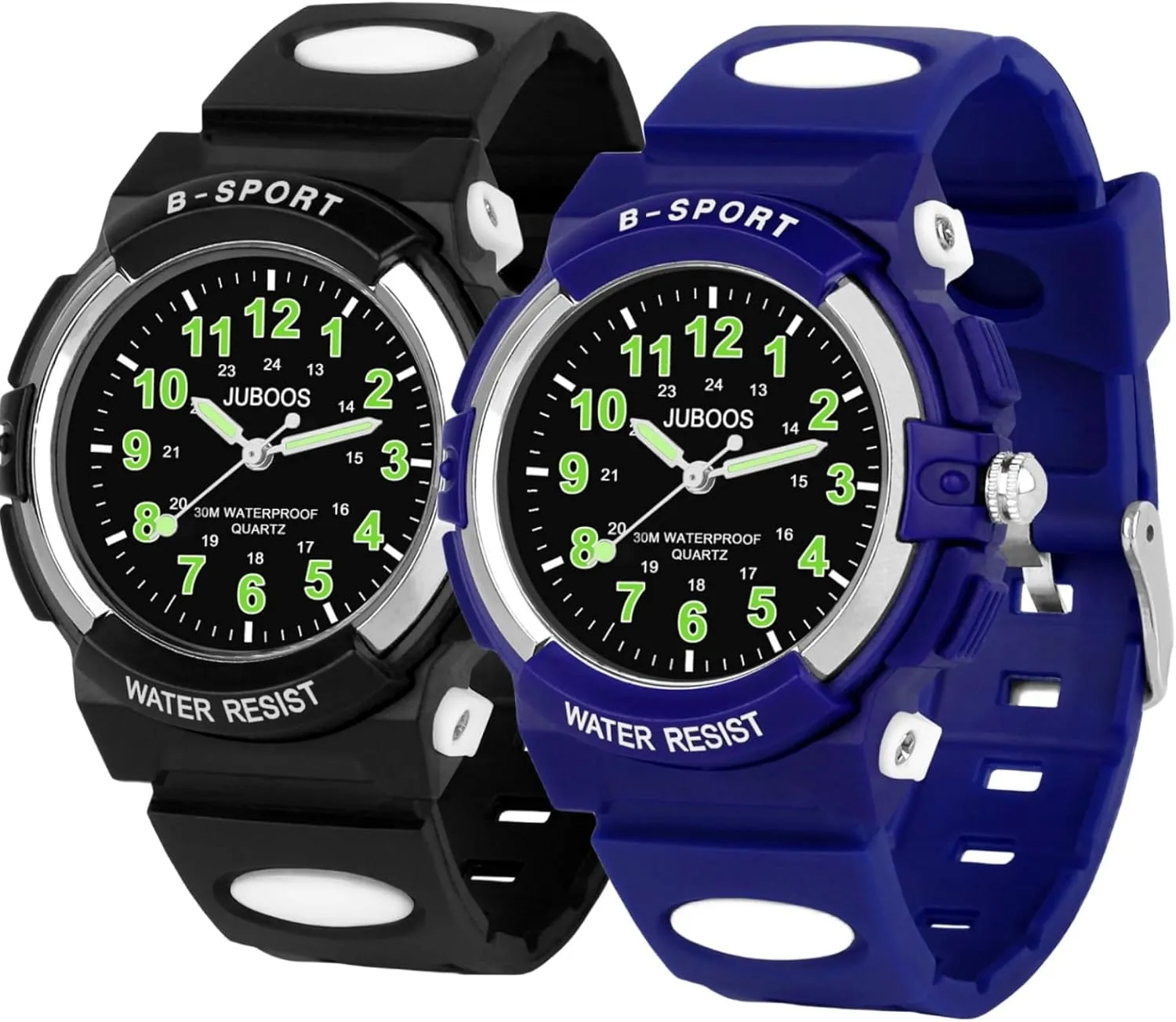 CKV Kids Watch for Boys Girls Ages 5-12, Waterproof Time Teacher Easy to Read Analog Sport Outdoor Children Watches with Soft Band for Kids Presents