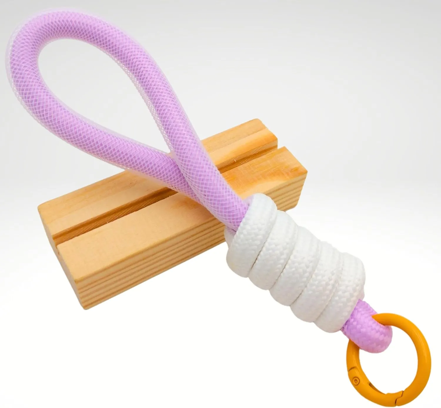 Cord Keychain Cute, Paracord Pastel Keyring, String Keychain Strap Rope, Keys Holder Gift for Women Girl Teen