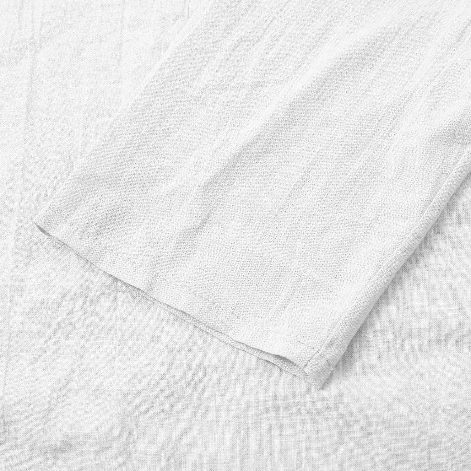 Cotton Linen Shirts for Women Summer Tops 2025 Short Sleeve Button Down Lightweight Blouses Beach Vacation Clothes