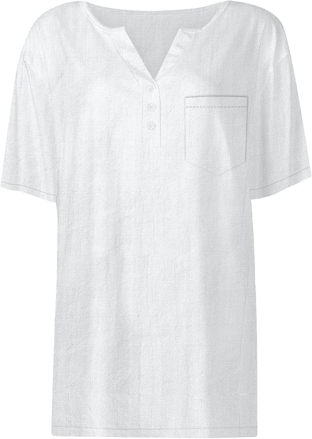Cotton Linen Shirts for Women Summer Tops 2025 Short Sleeve Button Down Lightweight Blouses Beach Vacation Clothes
