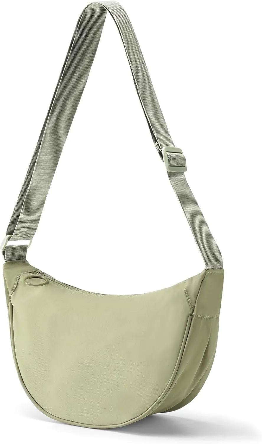 Crescent Crossbody Bag for Women Lightweight Small Nylon Sling Bag with Adjustable Strap