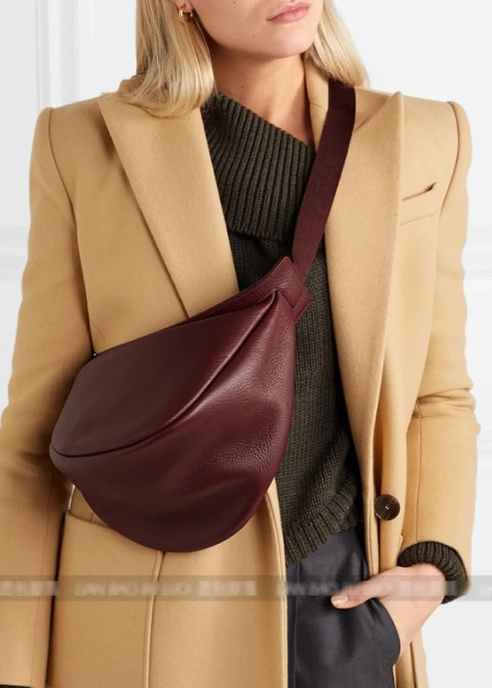Crescent Crossbody Bag for Women PU Leather Hobo Bag Dumpling Satchel Bags Shoulder Bags Saddle Bag Purses Chest Bag