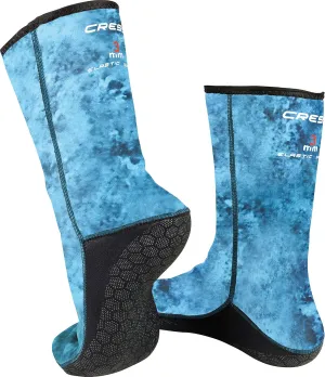 Cressi Adult 3 mm Neoprene Camouflage Socks for Freediving and Scuba Diving - Soft & Comfortable - Hunter Socks