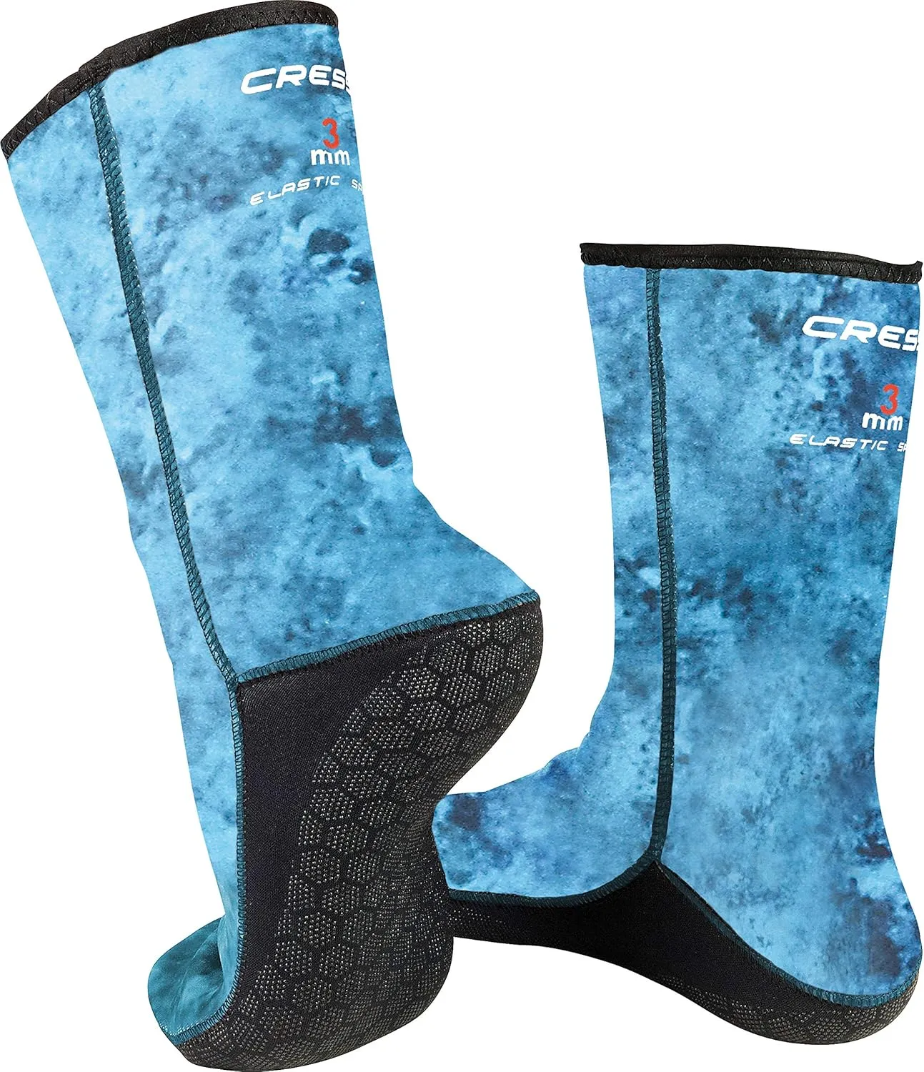 Cressi Adult 3 mm Neoprene Camouflage Socks for Freediving and Scuba Diving - Soft & Comfortable - Hunter Socks