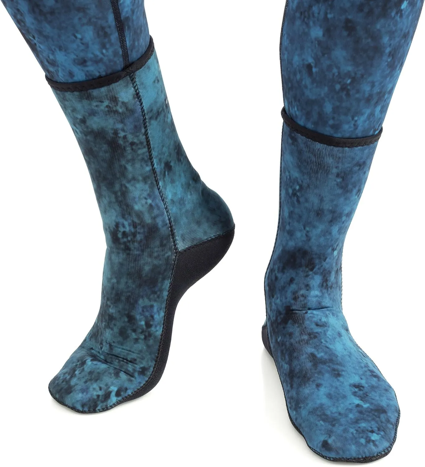 Cressi Adult 3 mm Neoprene Camouflage Socks for Freediving and Scuba Diving - Soft & Comfortable - Hunter Socks