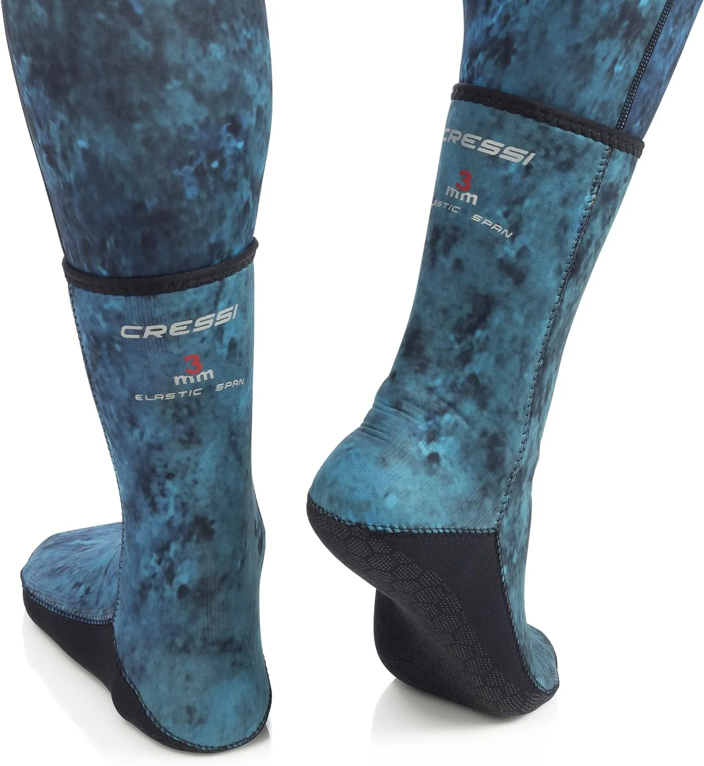 Cressi Adult 3 mm Neoprene Camouflage Socks for Freediving and Scuba Diving - Soft & Comfortable - Hunter Socks