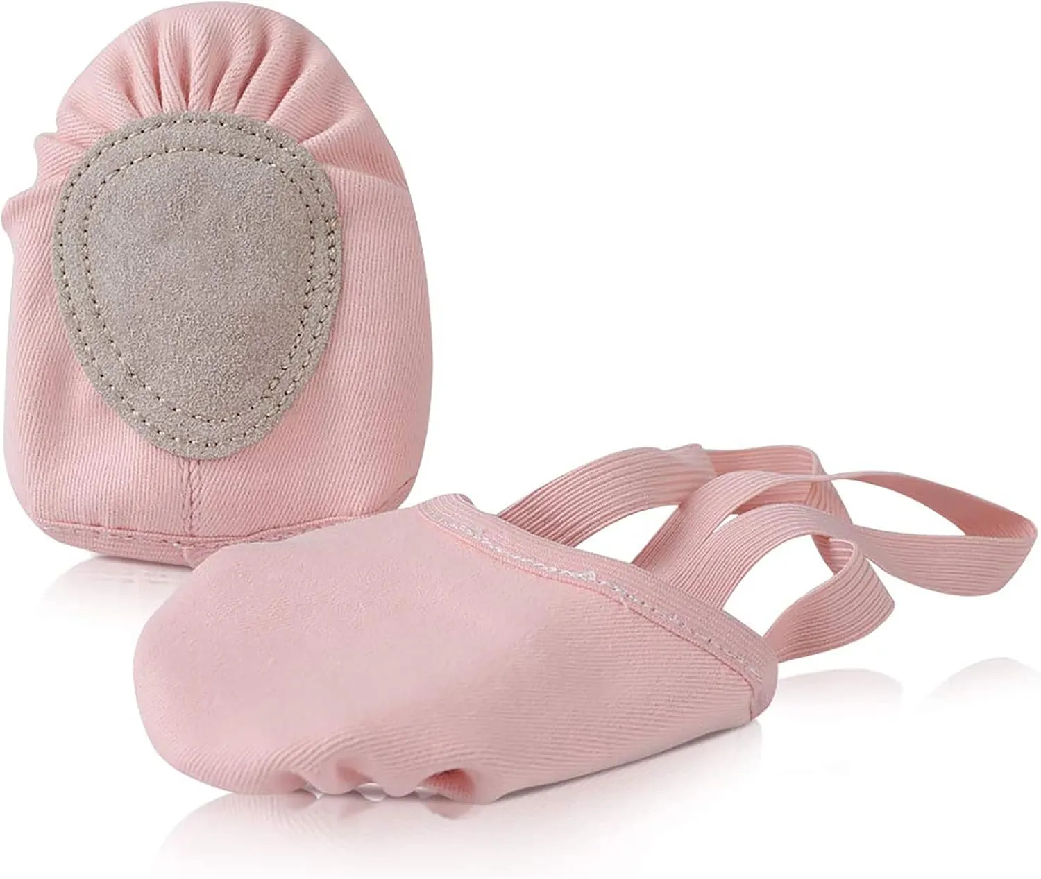 Dance Shoes Half Sole Ballet Canvas Pirouette Shoes for Women/Men and Girls/Boys