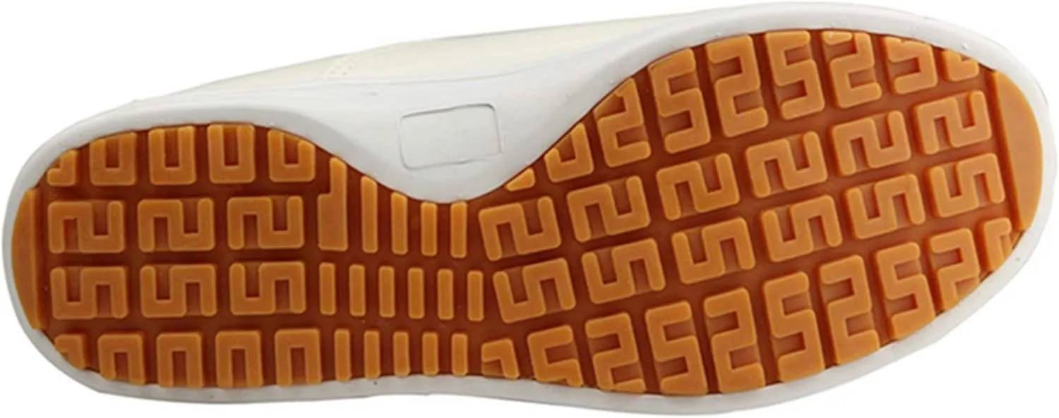 DDTX Slip Oil Resistant Slip-on Mens Work Shoes Black/White