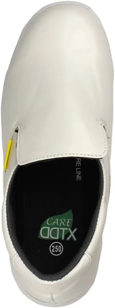 DDTX Slip Oil Resistant Slip-on Mens Work Shoes Black/White